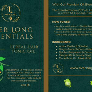 Everlong Herbal Hair Oil – 200ML